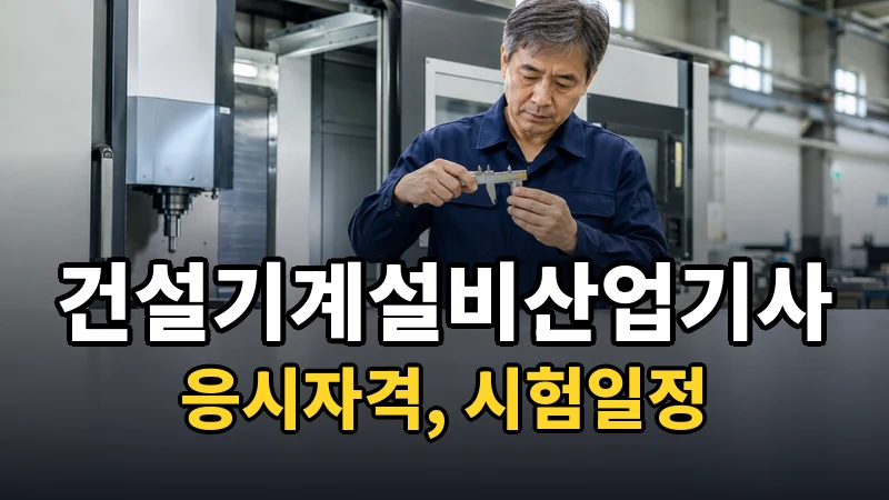 건설기계설비산업기사 시험일정 2026