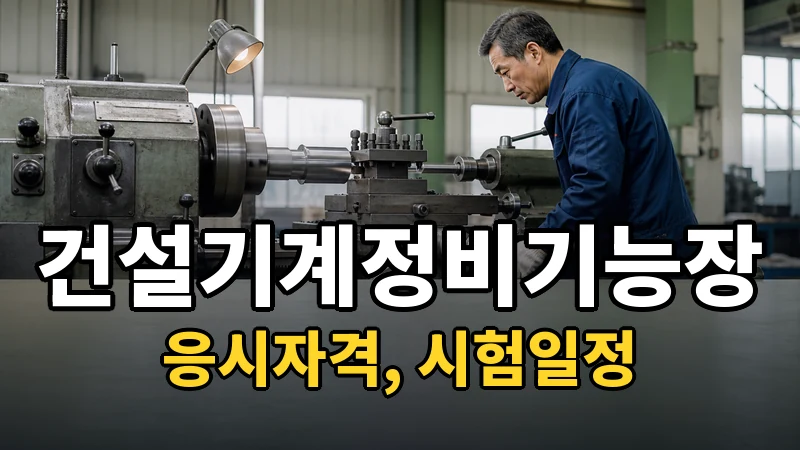 건설기계정비기능장 시험일정 2026