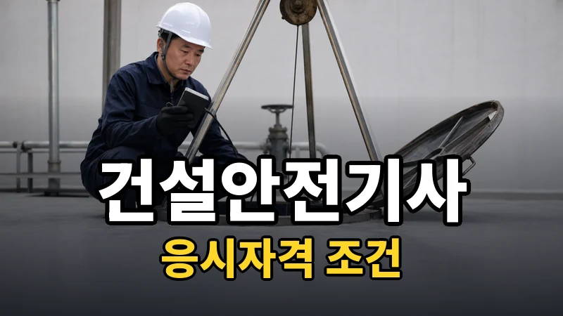 건설안전기사 응시자격, 내 상황이 어느 경로에 해당하는지