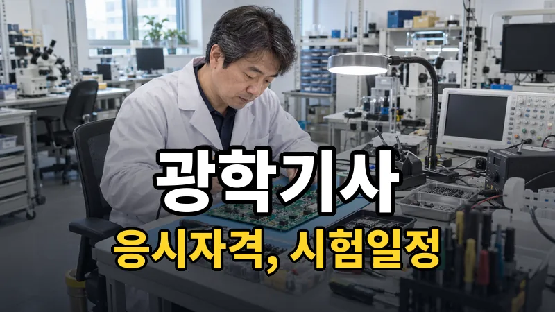 광학기사 시험일정 2026