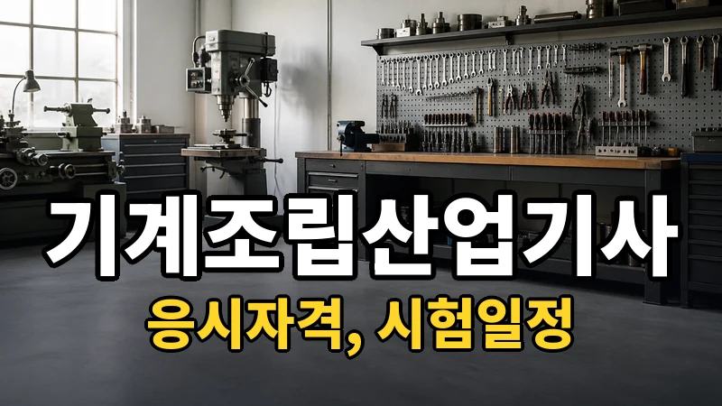 기계조립산업기사 시험일정 2026
