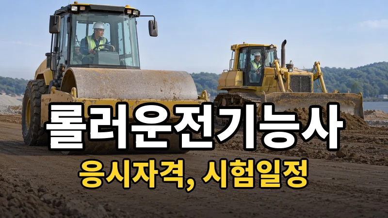 롤러운전기능사 시험일정 2026