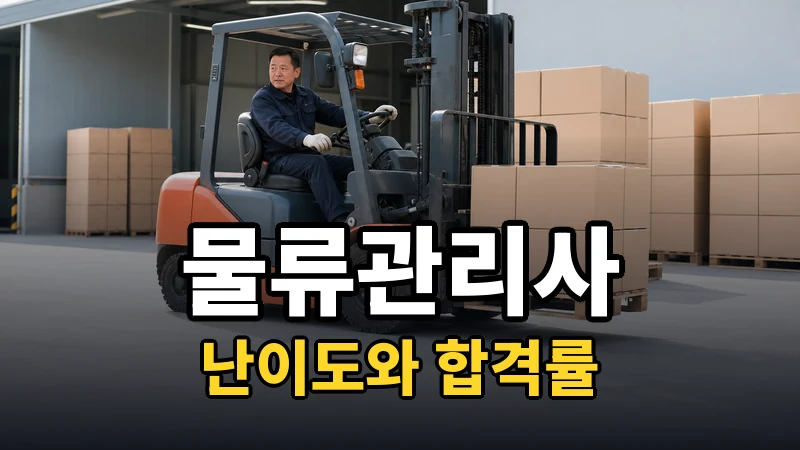 물류관리사 난이도, 하루 5과목과 연 1회가 만드는 구조