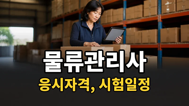 물류관리사 시험일정 2026
