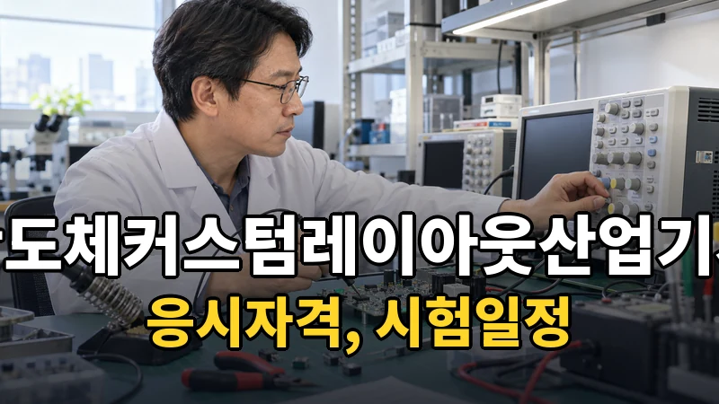 반도체커스텀레이아웃산업기사 시험일정 2026