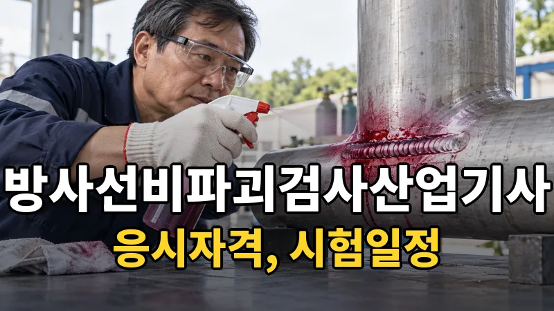 방사선비파괴검사산업기사 — 시험일정·응시자격
