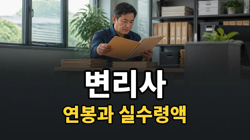 변리사 연봉 정리