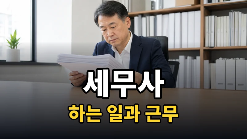 세무사 하는일, 신고 대리부터 불복까지 법이 정한 직무