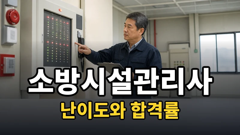 소방시설관리사 난이도, 관문은 실기에 있습니다