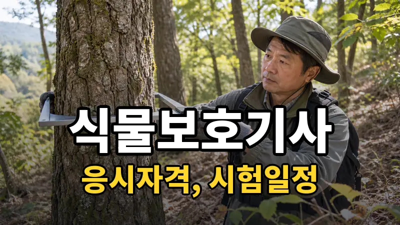 식물보호기사 시험일정 2026