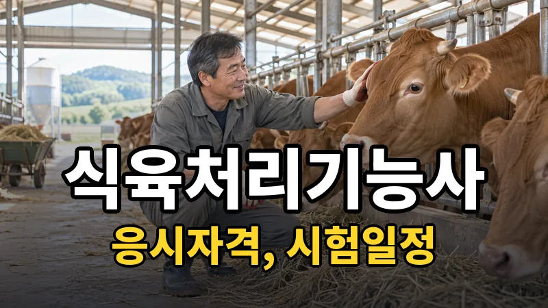 식육처리기능사 시험일정 2026