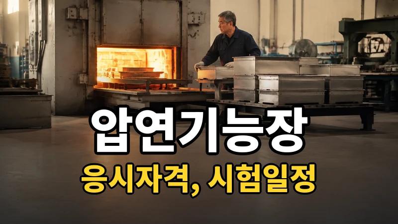 압연기능장 시험일정 2026