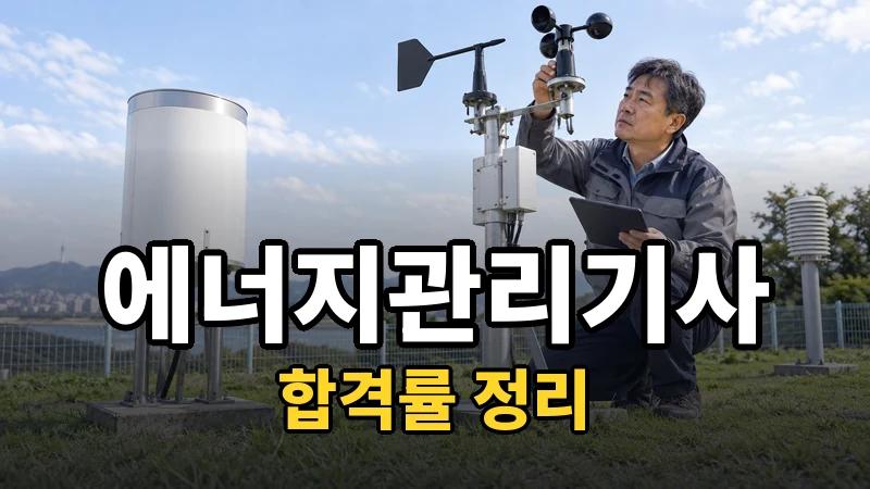 에너지관리기사 합격률, 필기와 실기가 비슷한 시험의 숫자