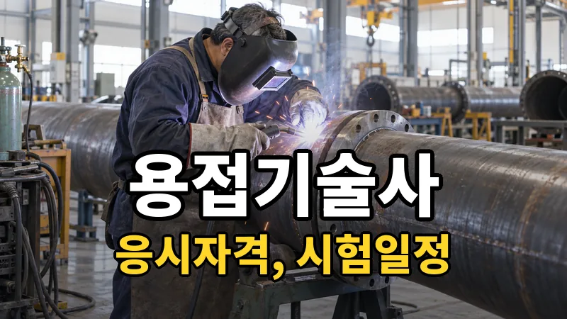 용접기술사 시험일정 2026