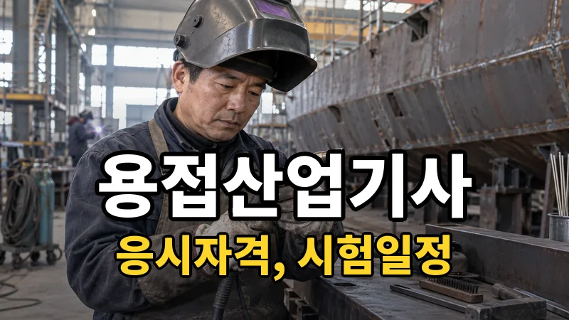 용접산업기사 시험일정 2026