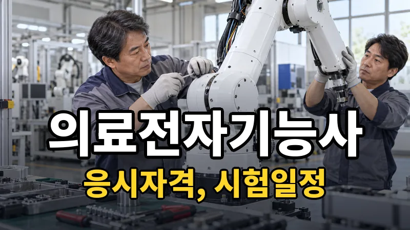 의료전자기능사 시험일정 2026