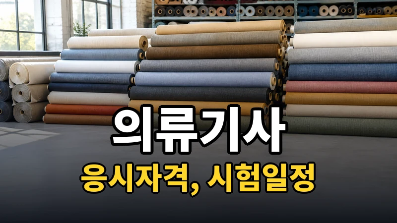 의류기사 시험일정 2026