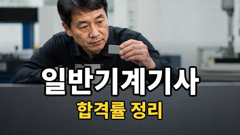 일반기계기사 합격률, 필기 25%를 어떻게 읽나