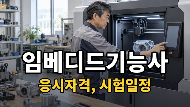 임베디드기능사 시험일정 2026