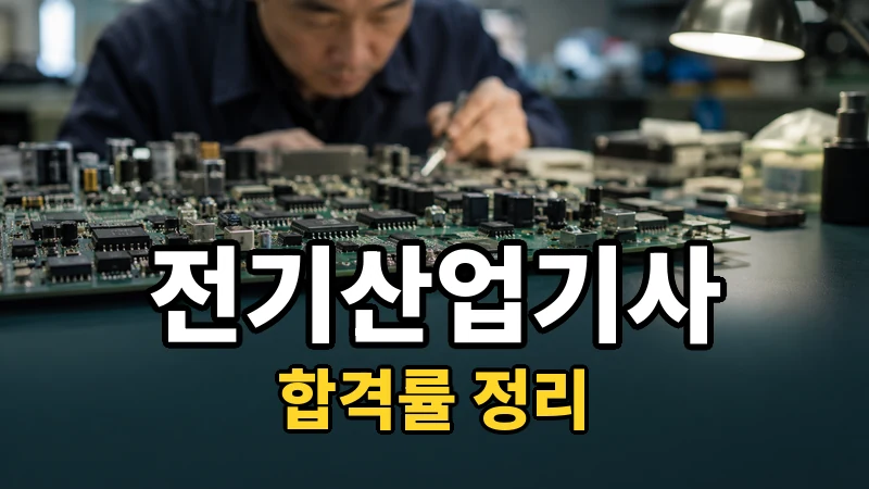 전기산업기사 합격률, 필기 22.2%가 말해주는 준비 순서