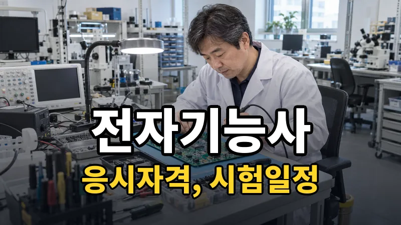 전자기능사 시험일정 2026