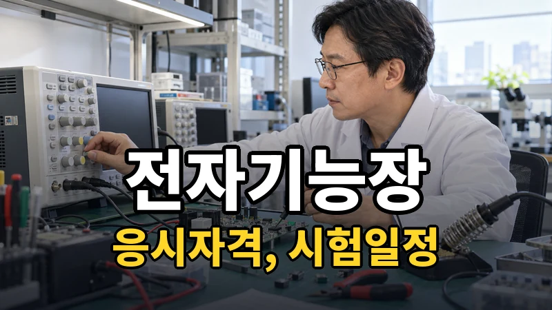 전자기능장 시험일정 2026