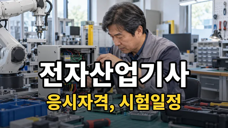 전자산업기사 시험일정 2026