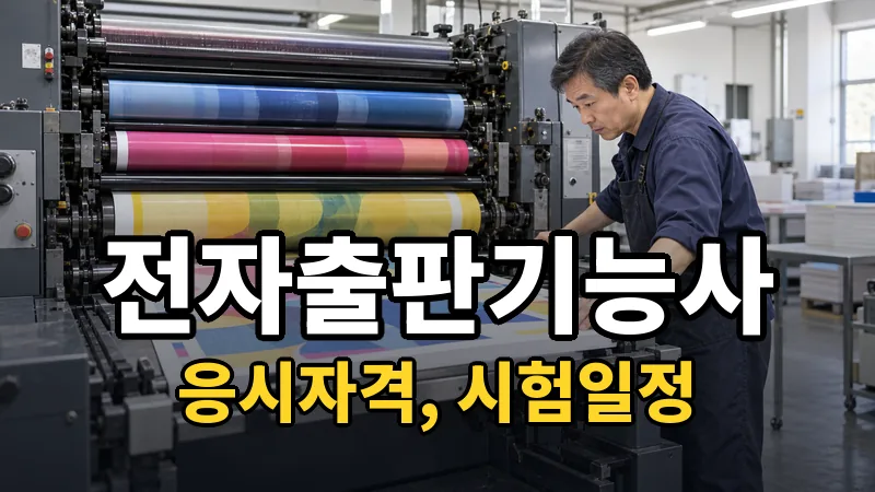 전자출판기능사 시험일정 2026
