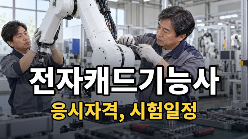 전자캐드기능사 시험일정 2026