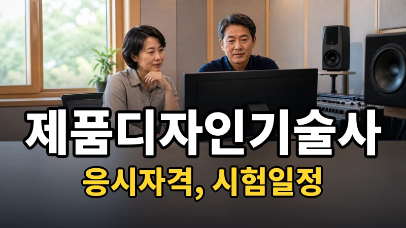 제품디자인기술사 시험일정 2026