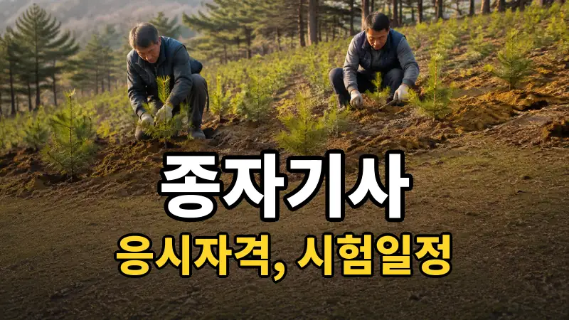 종자기사 시험일정 2026