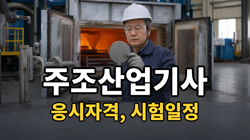 주조산업기사 시험일정 2026