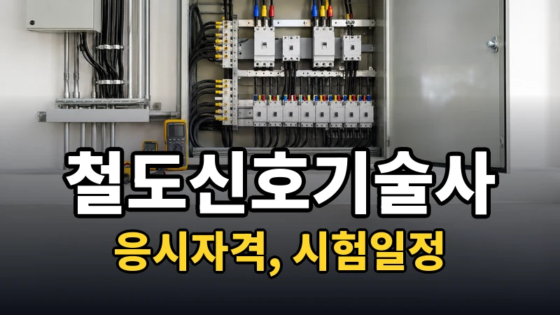 철도신호기술사 시험일정 2026