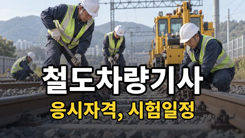 철도차량기사 시험일정 2026
