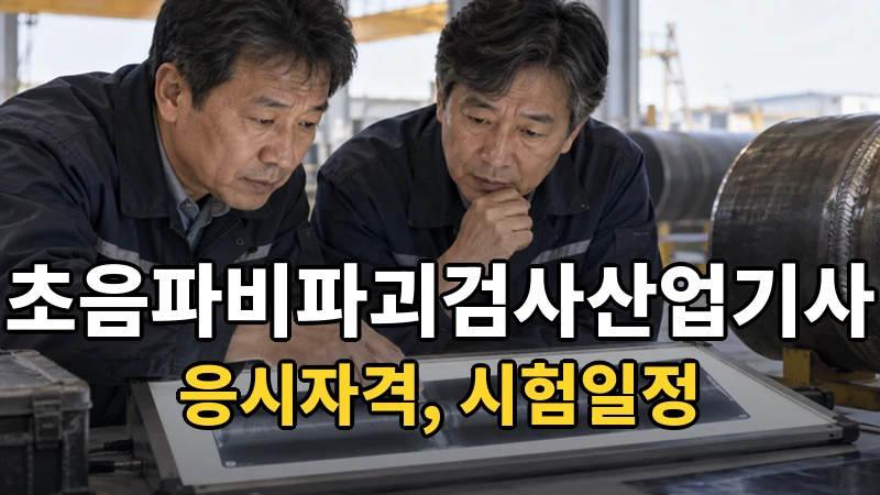 초음파비파괴검사산업기사 시험일정 2026