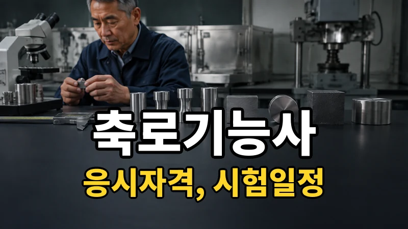 축로기능사 시험일정 2026