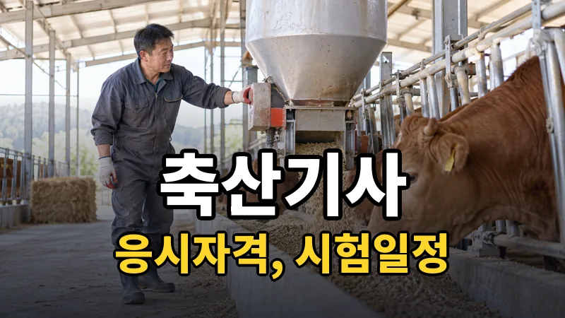 축산기사 시험일정 2026