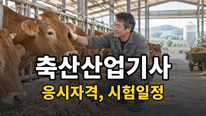 축산산업기사 시험일정 2026