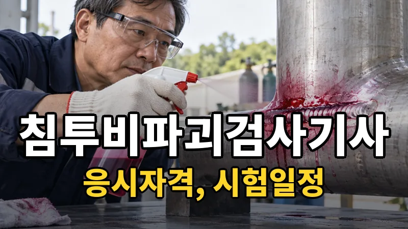 침투비파괴검사기사 시험일정 2026