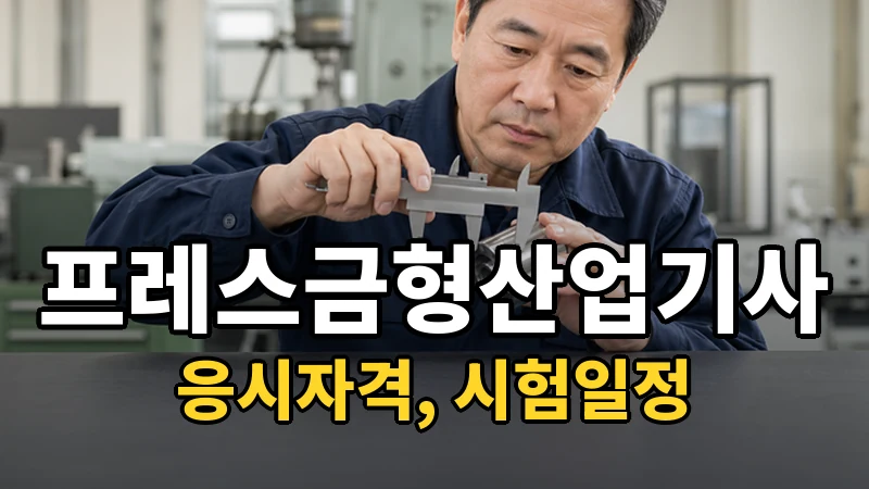 프레스금형산업기사 시험일정 2026